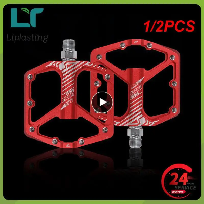 

Велосипедные педали из алюминиевого сплава, 1/2 шт., Нескользящие, сверхлегкие, с герметичным подшипником, цельные, для горных велосипедов