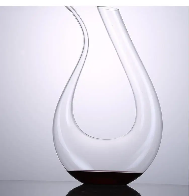 Wine Decanter Lead-free Crystal Glass Home Bars Champagne Pourer Snail Shaped Brandy Bottle Container