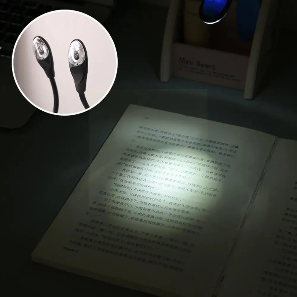 

Lighting Clip Desktop Snake-shaped Small Table Reading Lamp Reading Outdoor Learning Light Night U7o0