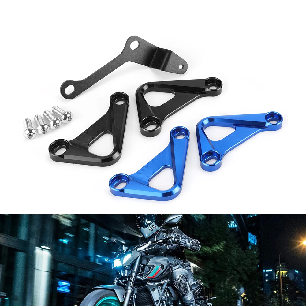 

For YAMAHA MT-07 MT07 2014-2023 FZ-07 FZ07 2014-2020 CNC Motorcycle Accessories CNC Rear Foot Pegs Footrest Blanking Plates