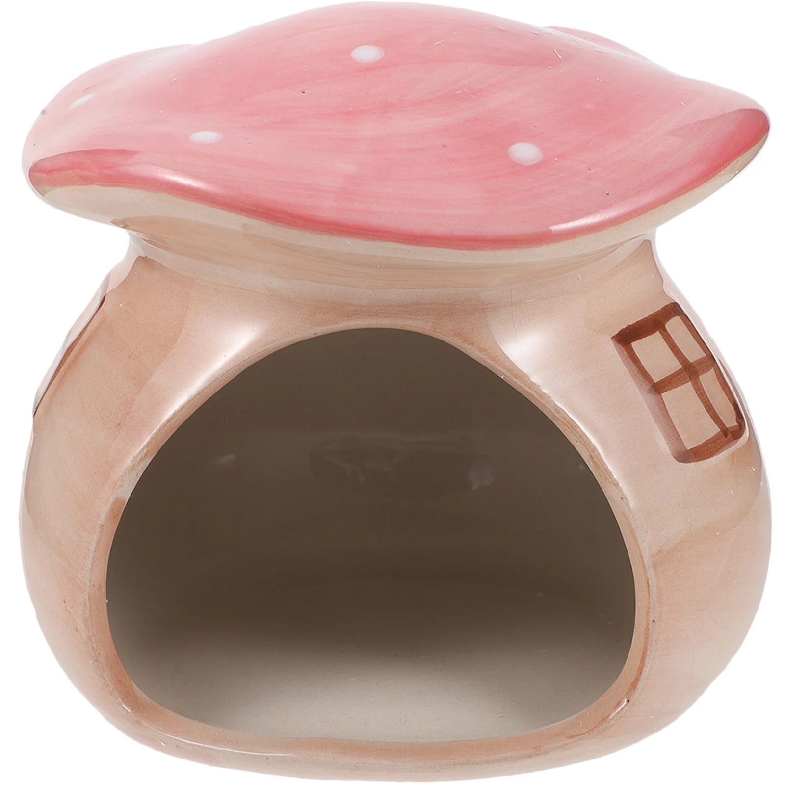 

Hamster Hideout Ceramic House for Hamster Small Animals Pet Nest Cartoon Shaped Pet Hideout