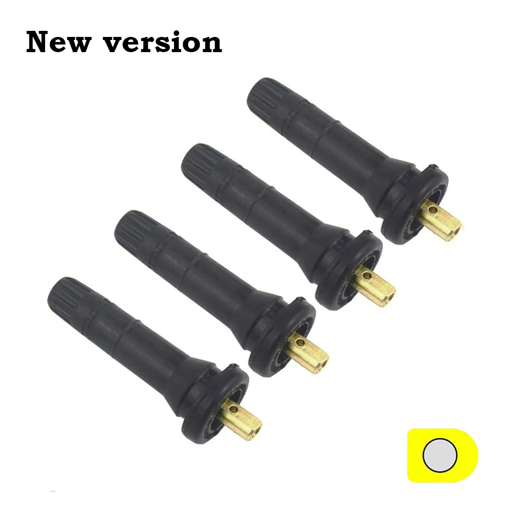 

1/4 шт. Вентиль датчика давления в шинах для бескамерного диска, ниппель колеса, прямой резиновый сосок для TPMS системы