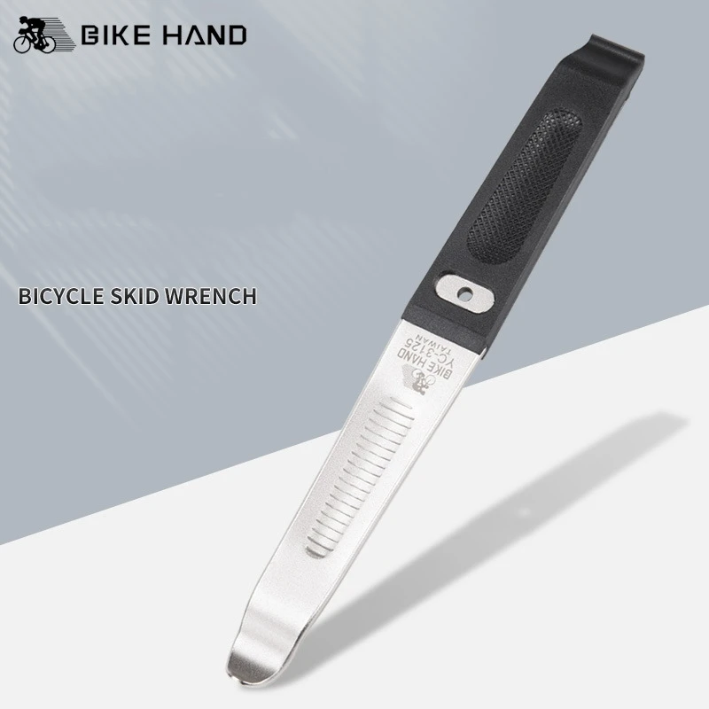 

BIKEHAND YC-3125 Bicycle 1 Piece Dual Purpose Tire Lever EIEIO Tyre Skid Wrench 77g Bike Repaire Tools