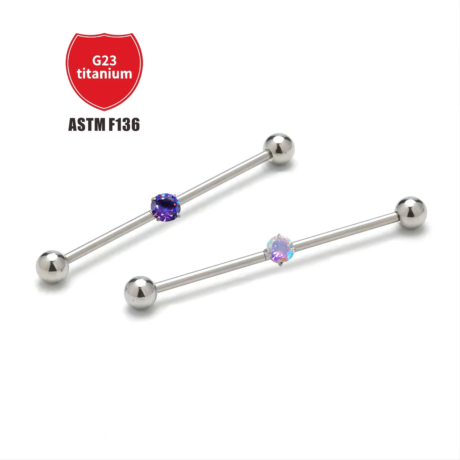

Astm F136 Titanium Ear Bridge Claw Manuscript Diamond Ear Bone Nail Fashion Good-Looking Body Piercing Jewelry