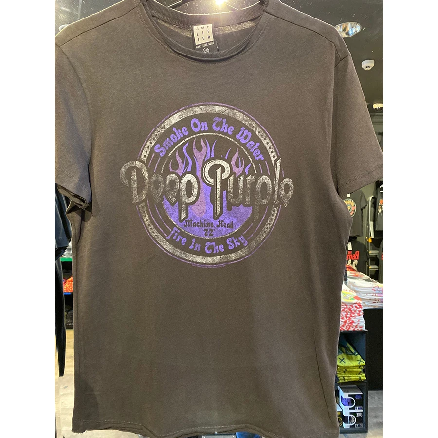 

Deep Purple T-shirt Retro loose print unisex T-shirt
