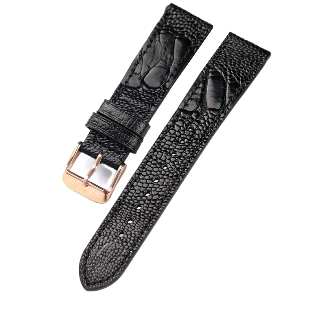 Luxury Watch Strap for Men Ostrich Foot Skin Leather Watch Strap Fahion Watch Band 18 20 22MM Apple Watch Strap Accessories