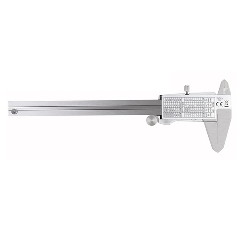 

GTBL Digital Display Stainless Steel Calipers 0-150Mm 1/64 Fraction/MM/Inch LCD Electronic Vernier Caliper Waterproof