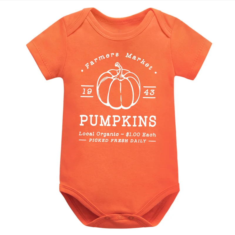 

Farm Fresh Pumpkin Baby Girl Clothes Pumpkin Bodysuits Fashion Fall Hello Pumpkin Bodysuit Halloween Baby Onesie m