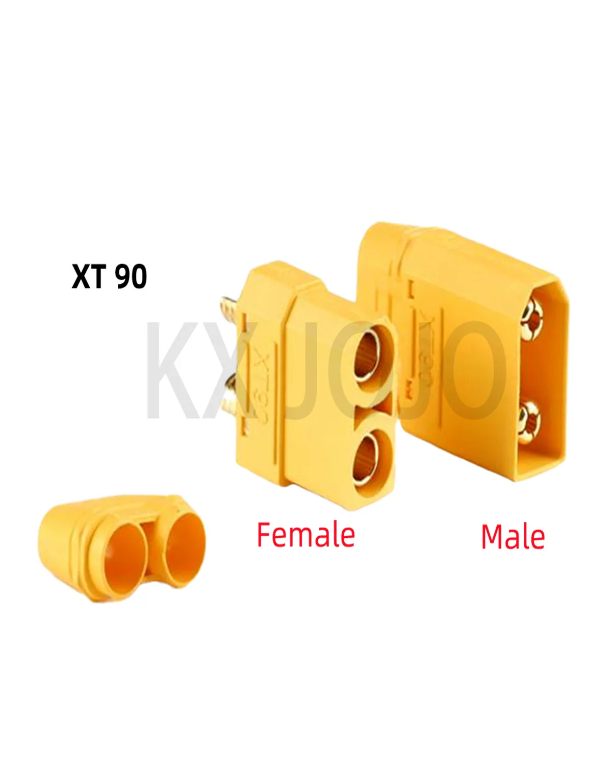 

XT90H Sheath XT90 + Goldplated Aircraft Model Connector Female Universal Model Accessories