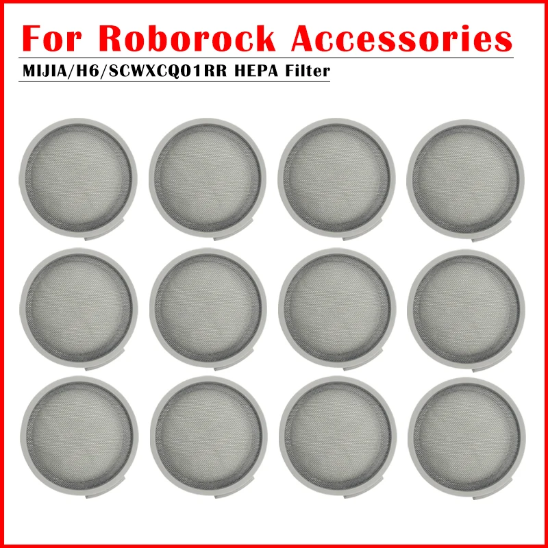 

For xiaomi Mijia Roborock H6 SCWXCQ01RR handheld vacuum cleaner accessories washable HEPA filter dust bag replacement spare part