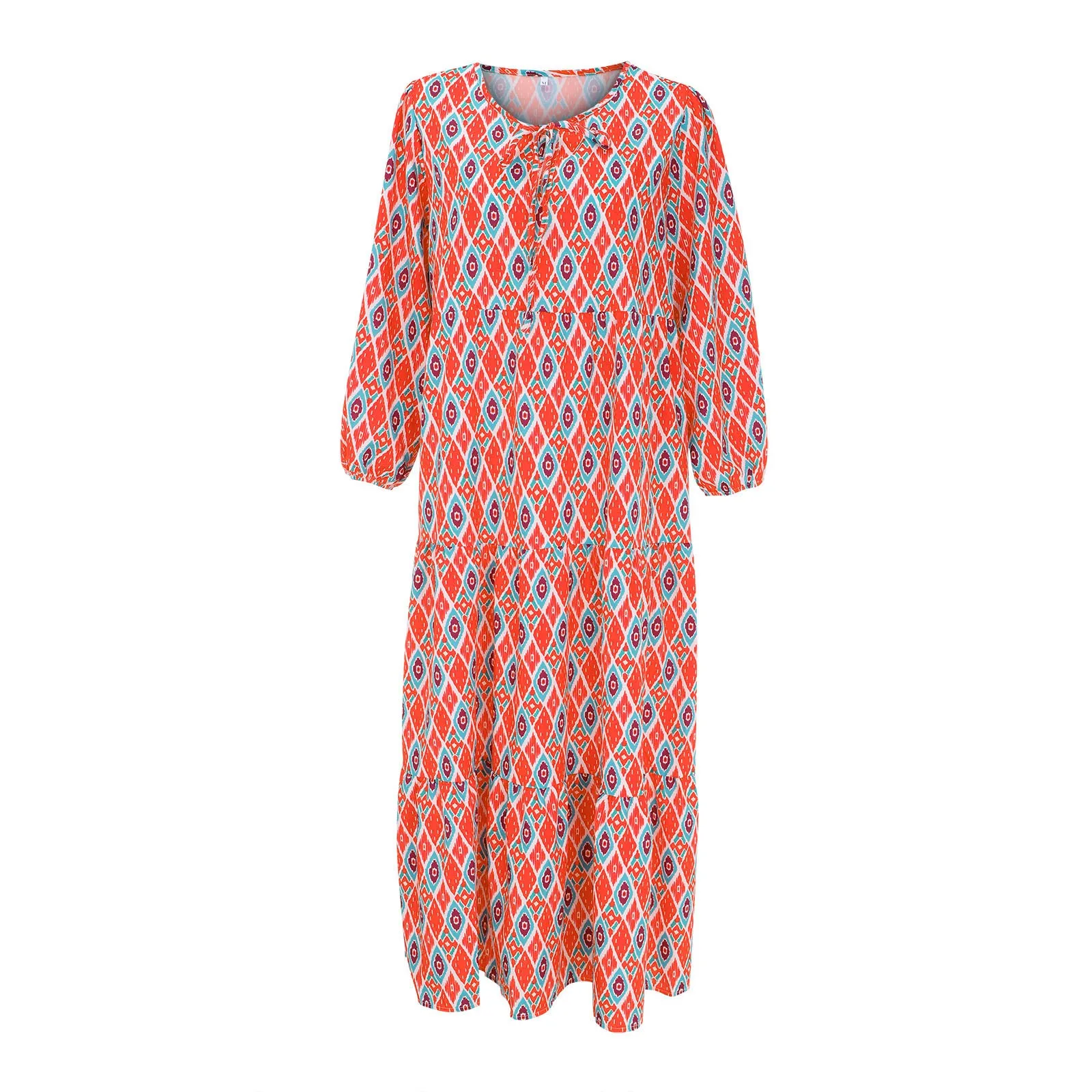 Женское богемное Повседневное платье длинное праздничное пляжное