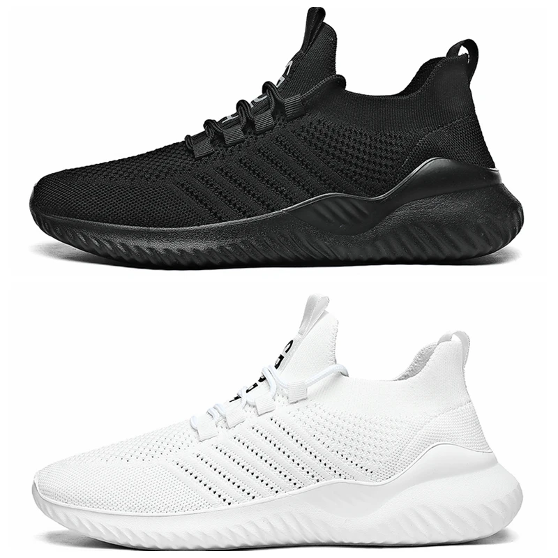 

Men Athletic Walking Shoes Slip On Memory Foam Lightweight Work Casual Tennis Running Sneakers for Indoor Outdoor Gym Travel