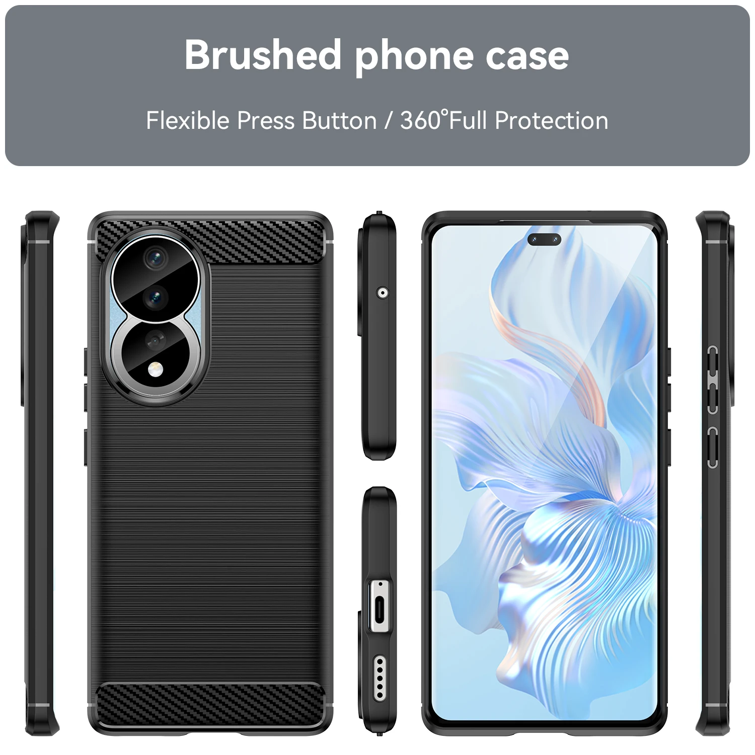 For Honor 80 Case For Honor 80 5G Cover 6.67 inch Shockproof Soft Silicone Protective Phone Bumper For Honor 80 Pro Fundas