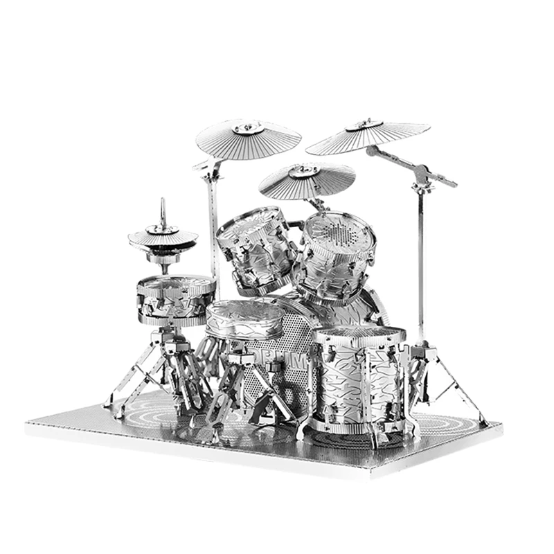 

3D Metal Assembly Kit Model DIY Building Blocks Drum Decoration Teenage Educational Toys Children's Birthday Gift Toy A