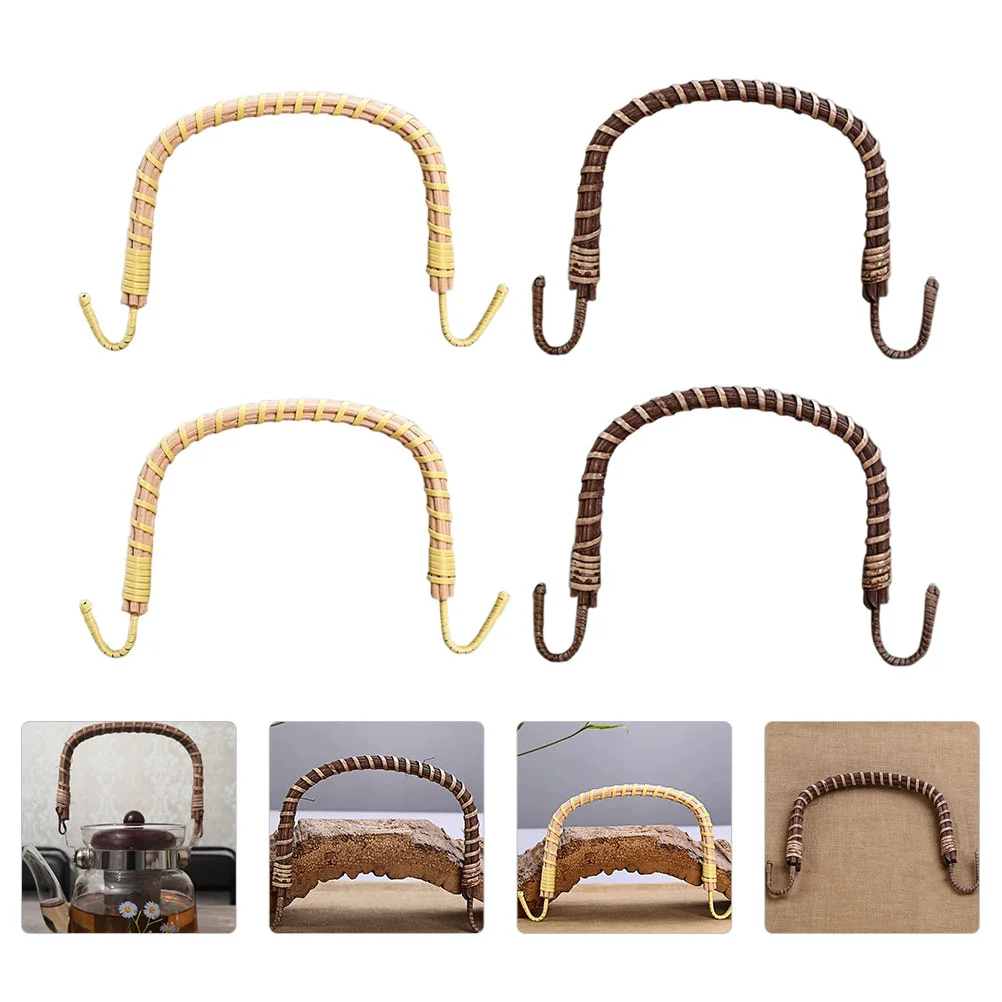 

Handle Teapot Kettle Tea Rattan Replacement Lifting Pot Wood Handles Pots Pottery Dobin Adjustable Ceramic Knob Japanese