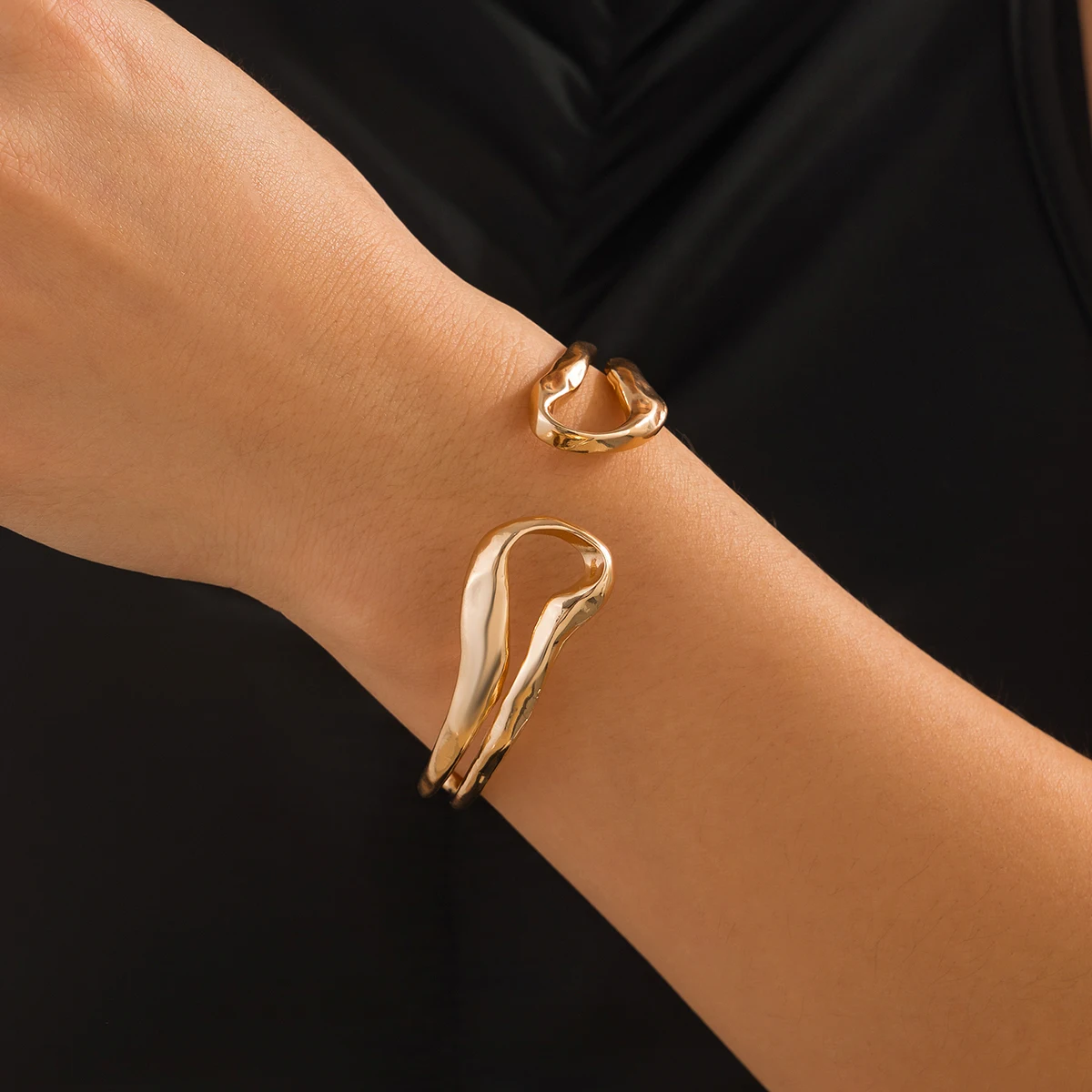 SHIXIN Проектирование нерегулярной геометрические Открытые Браслеты для женщин