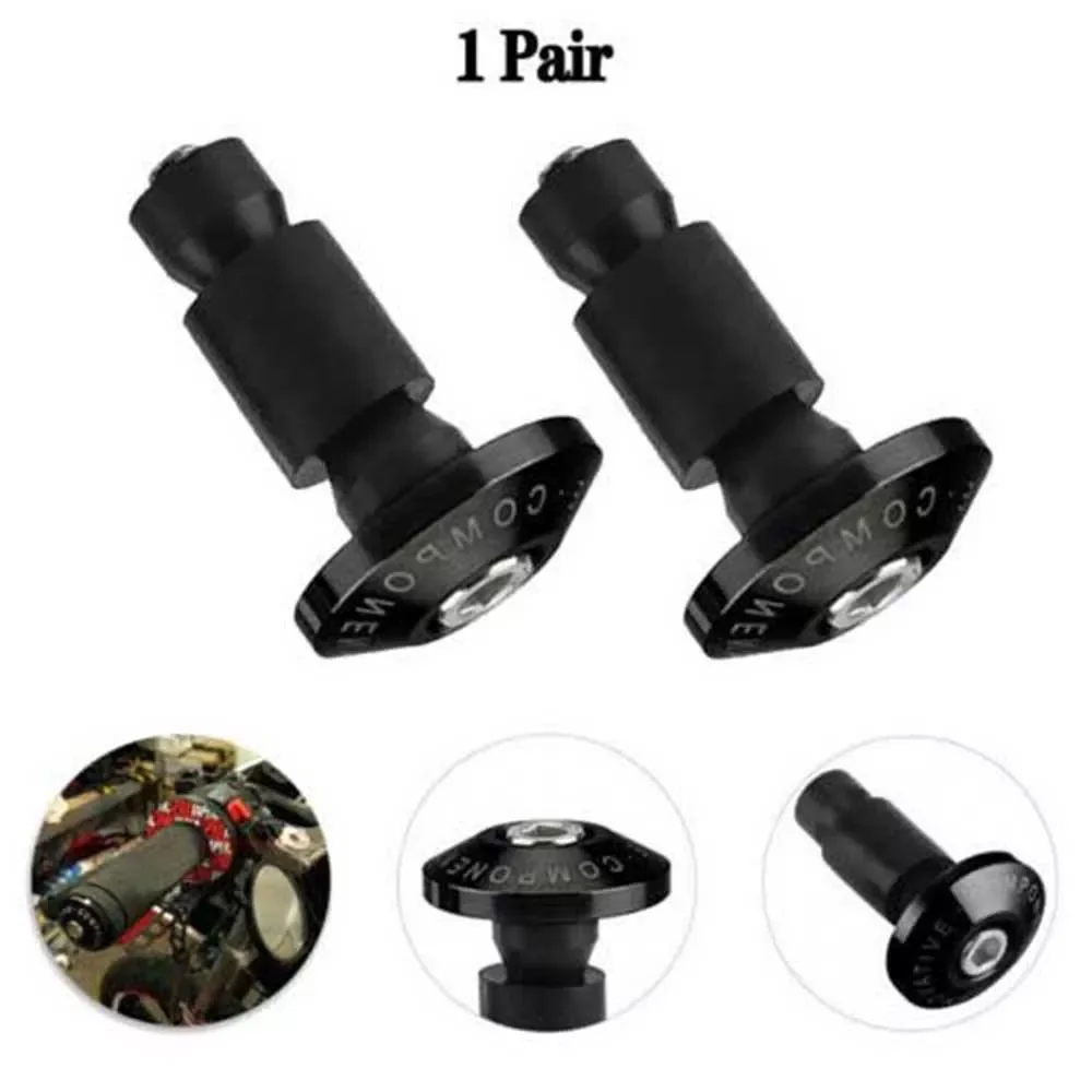 

2 Pieces Of 7/8\" 22mm CNC Motorcycle Handlebar End Handlebar Slider Handle Cover Replacement Huanglong 600 Handle Plug