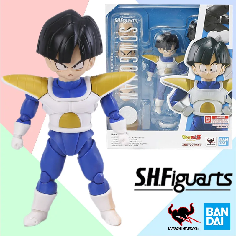 

Original Bandai Dragon Ball Z SHFiguarts Son Gohan Combat Clothing Pvc Anime Action Figures Collection Finished Model Kit Toys
