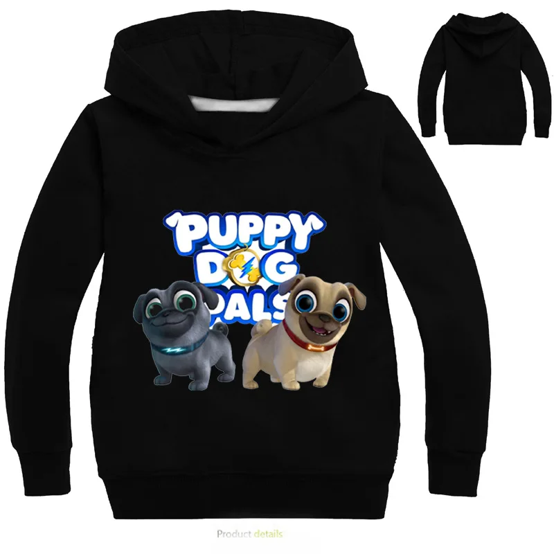 2-16Years Lady Dog Pillow Pal Porte Clothes Kids Coats Baby Girls Jacket Children Hooddy Jackets for Boys Sweatshirt Bike Jumper | Детская
