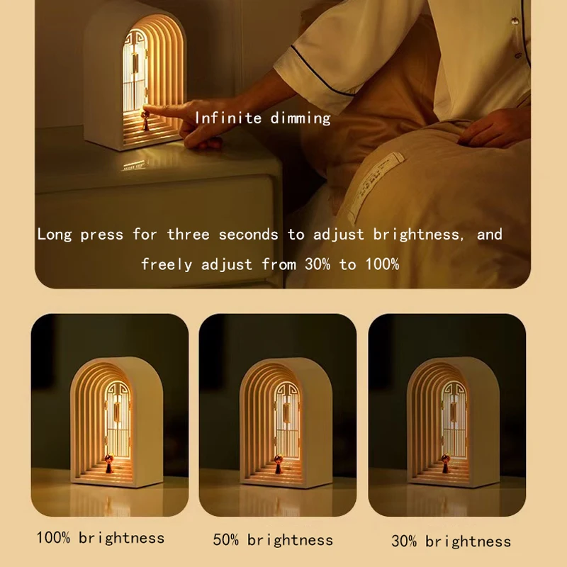 Креативная Скандинавская Bluetooth-колонка настольная лампа украшение для кровати