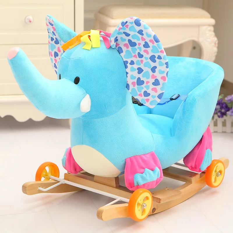 

Детская лошадка-качалка, игрушки для животных, детское кресло-качалка двойного назначения с музыкой, детский батут