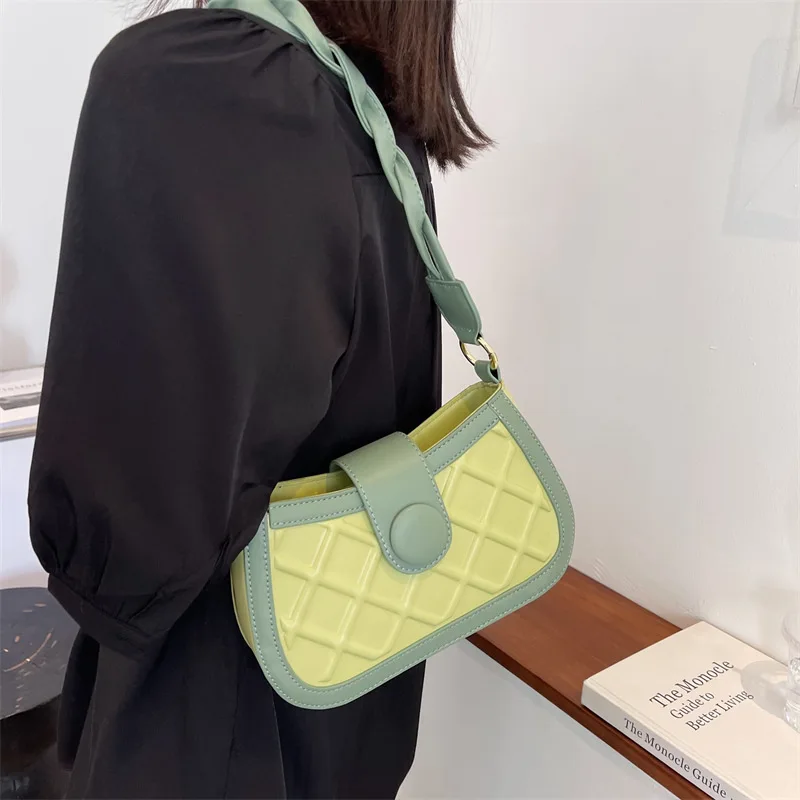 

High-quality Textured Women's Bags New All-match Explosions Messenger Niche Shoulder Underarm Bags Handbags for Women 20202