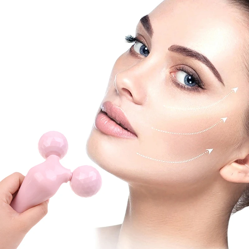 

1PC 3D Roller Face-lift Wrinkle Remover Y Shape Facial Massage Roller Full Body Lifting Relaxation Tools