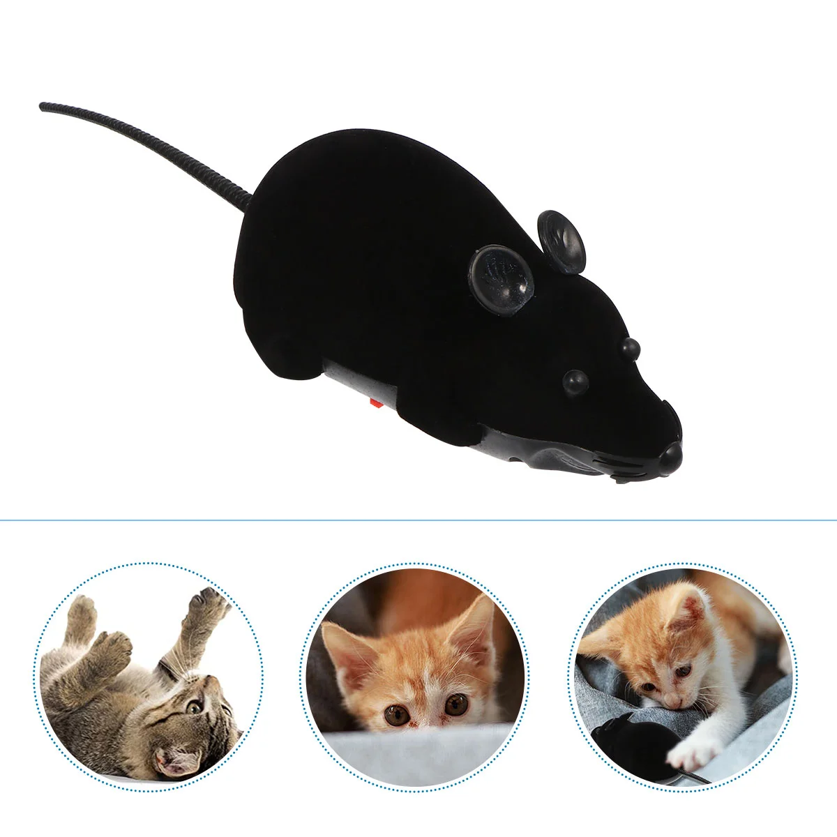 

Toy Ratcat Toyselectric Halloween Wireless Simulation Teaser Prank Trick Joke Props Electronic Rc Animal Novelties Kitten Cats