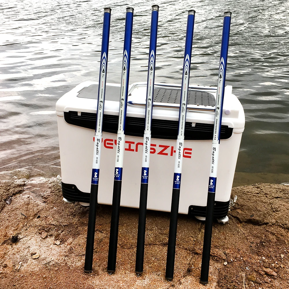 

GHOTDA Quality Carbon Power Hand Pole 3.6m 4.5m 5.4m 6.3m 7.2m Fishing Rod Ultrahard Superlight Strong Telescopic Pole Rod