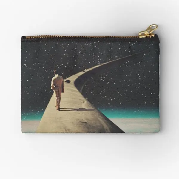 

We Chose This Road My Dear Zipper Pouches Packaging Cosmetic Pocket Underwear Socks Money Key Storage Bag Small Pure Men Wallet