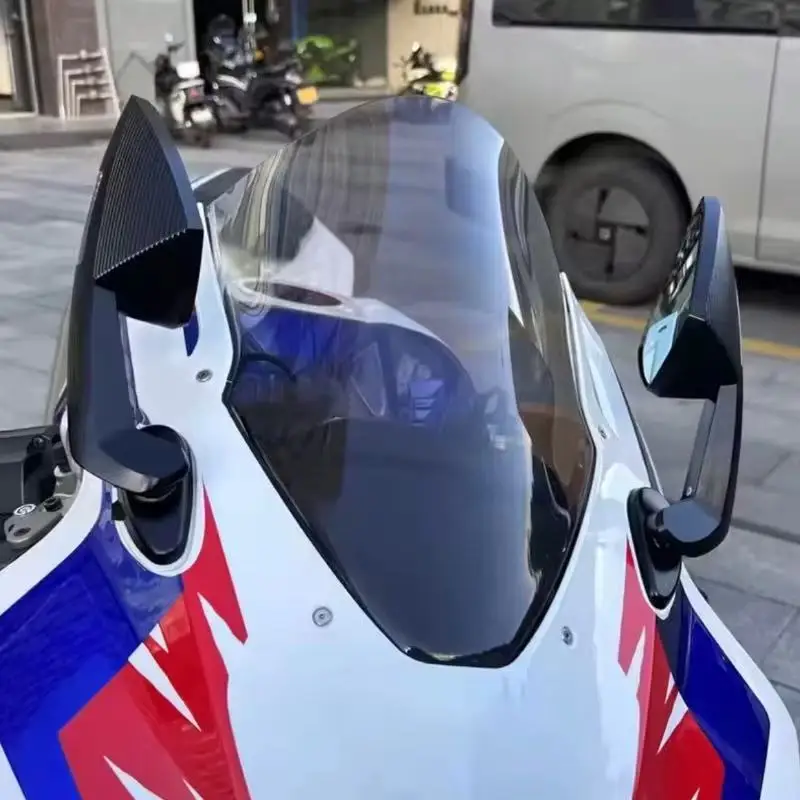 Фото CBR1000RR 2025 мотоциклетные задние зеркала со светодиодными указателями поворота, черные для Honda CBR1000RR CBR1000RR-R CBR 1000 RR-R 2019-2025 №3