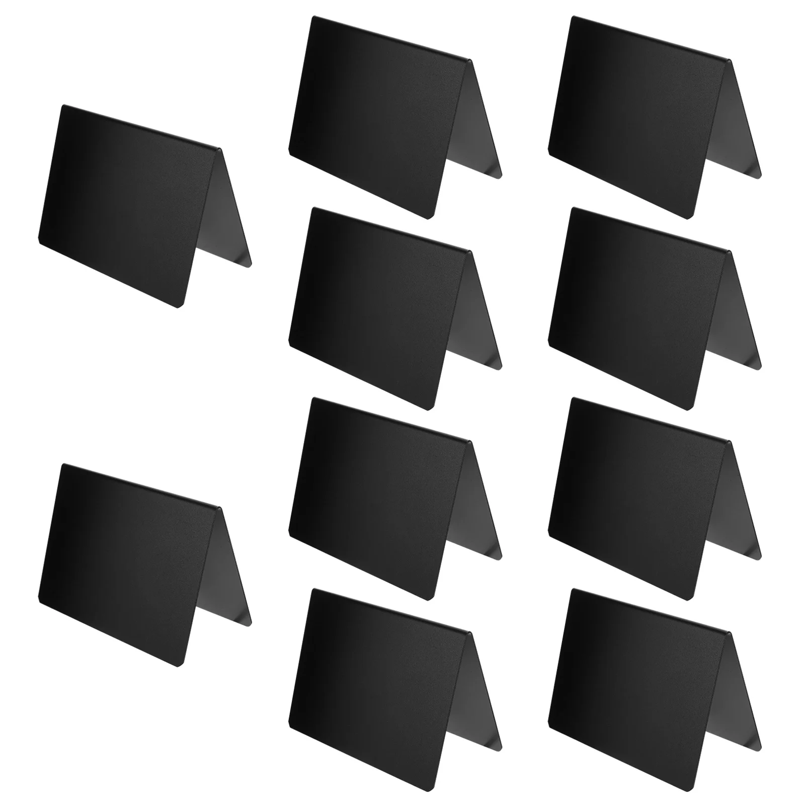 

10 шт., маленькие настольные этикетки из ПВХ