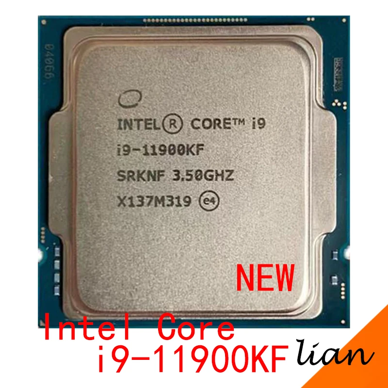 

Intel Core i9-11900KFNEW i9-11900KF 3.5GHz 8Core 16Thread 16MB 125W LGA1200 CPU Processor