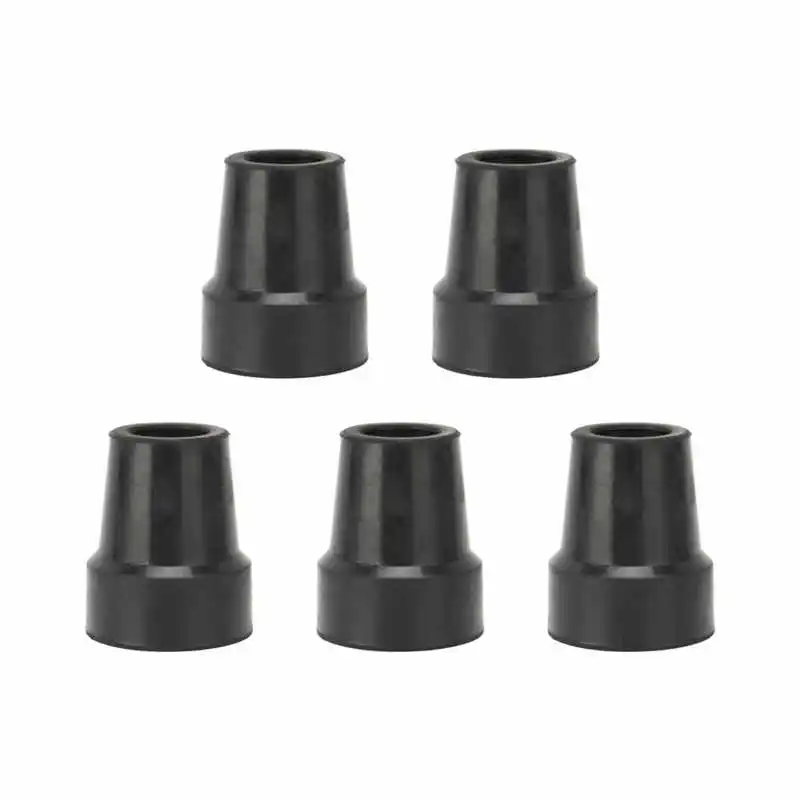 

Crutch Tip 0.7 Inch Black Cane Tip Strong Grip for Outdoor Activities for Daily Life