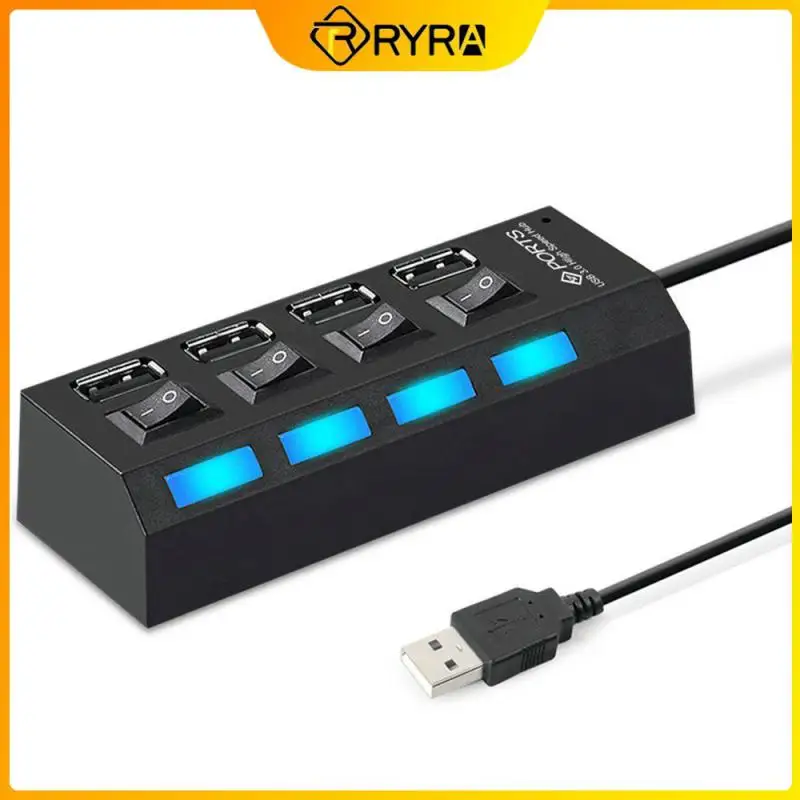 

Док-станция RYRA, USB 2,0, 4/7 портов, с выключателем