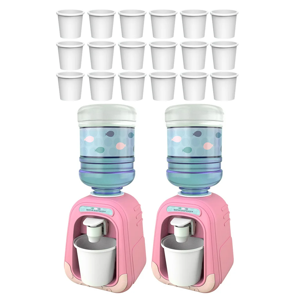 

Water Fountain Toy Dispenser Drinking Mini Kids Cooler Home Creative Model Pretend Play Funny Miniature Furniture Drink