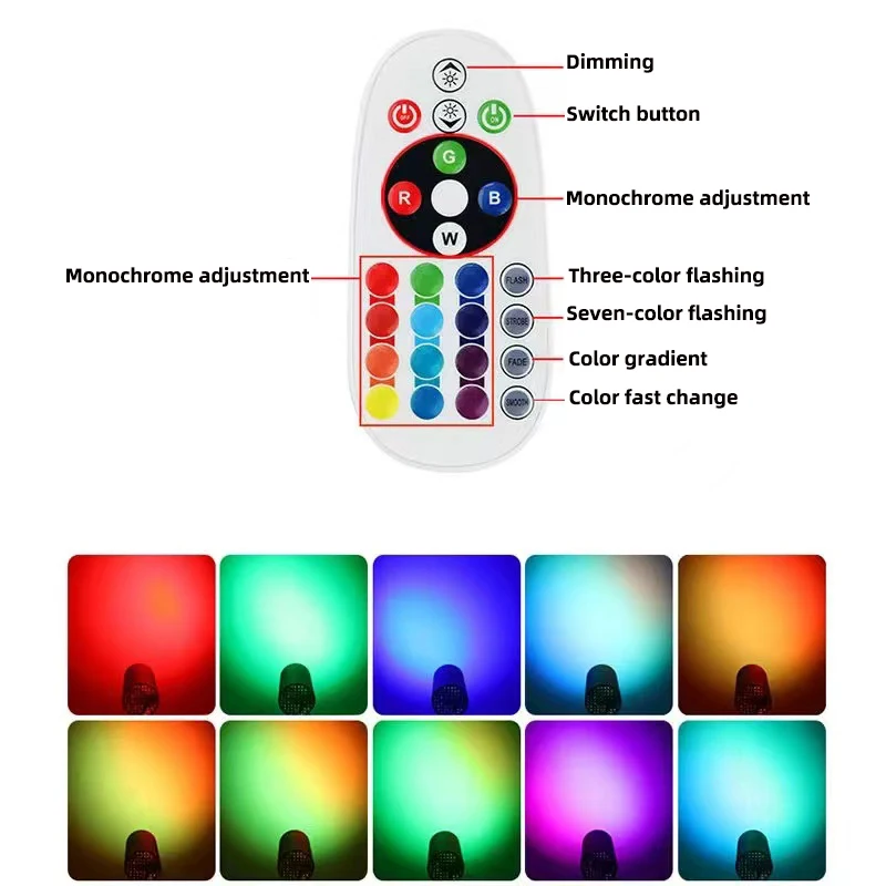 Лампа для потолочного светильника трек RGB строковый светильник 20 Вт/24 Вт
