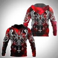new satan claus 3d printing fashion hoodie sweater unisex zipper pullover casual jacket sportswear hot selling t shirt 4