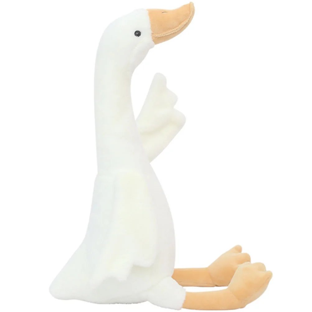 

Simulation Swan Goose Toy Sleeping Plush Desktop Creative Stuffed Animal Adorable Decor Pp Cotton Girl Baby Toys