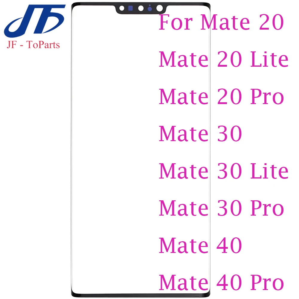 10 шт. сменная сенсорная панель для Huawei Mate 30 20 40 Lite 20X 5G фронтальная внешняя