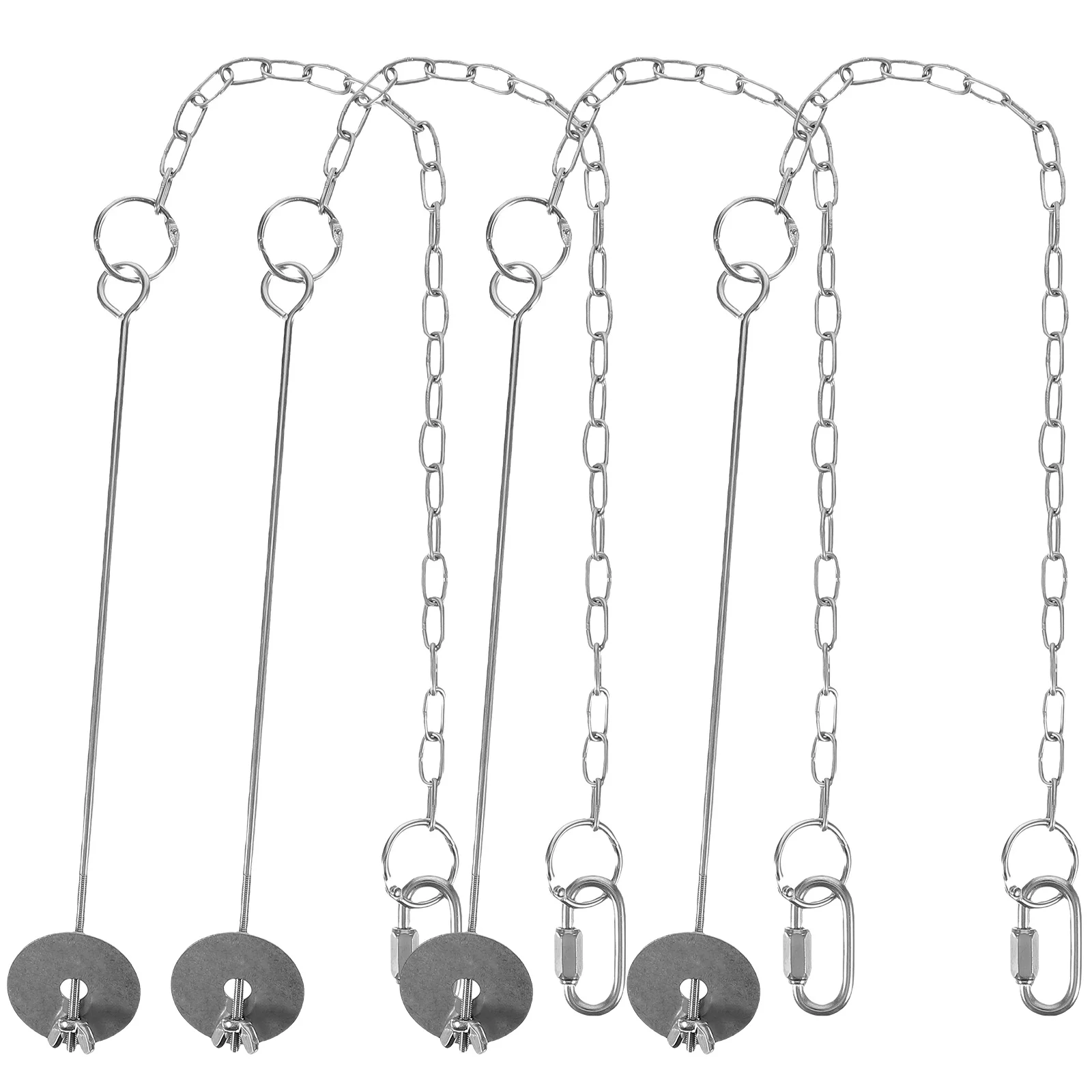 

4pcs Hanging Vegetable Treat Skewer Bird Feeder Stainless Steel Food Holder Fruit Fork for Bird