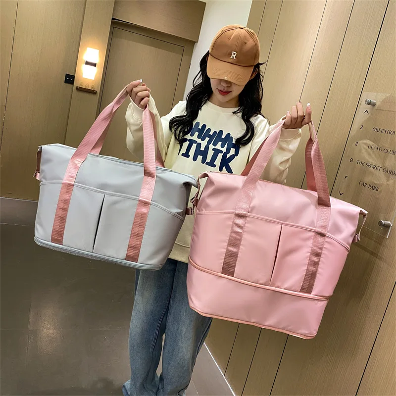 

Вместительная женская сумка для путешествий на короткие расстояния, Многофункциональный чемодан, сумка для мам, портативная спортивная сумка для фитнеса, дорожная сумка для хранения