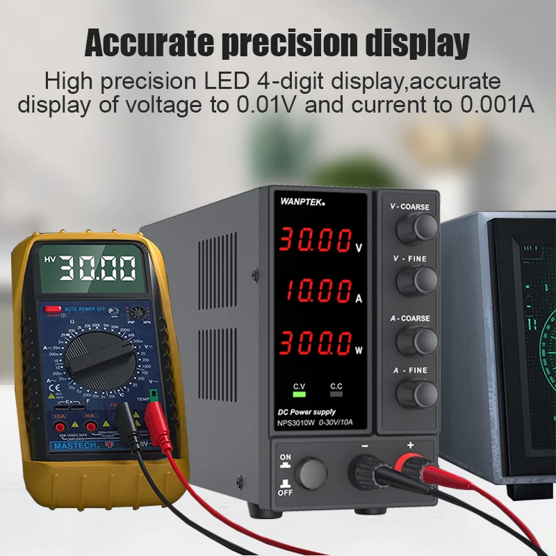 

Регулируемый источник питания постоянного тока 30 в 10 А, источник питания EASUN Lab источник питания 60 в 5 А, стабилизатор напряжения, импульсный источник питания
