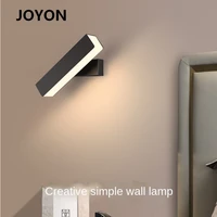 led wall lamp simple creative decoration wall light modern wall lam indoor bedroom bedside lighting lamp 350 degrees rotating