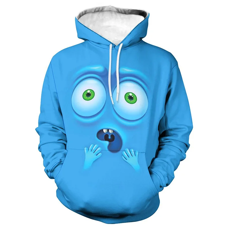 

Funny Face Expressions 3D Print Cartoon Harajuku Swearshirts Men Women Children Phiz Hoodies Casual Streetwear Cool Hooded Coat
