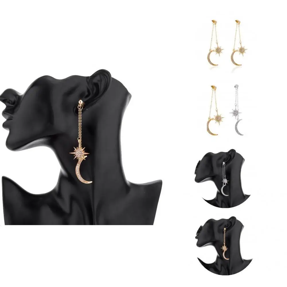 

Ювелирные изделия 1 пара Популярные Элегантные Висячие серьги из сплава длинные висячие серьги для повседневной носки