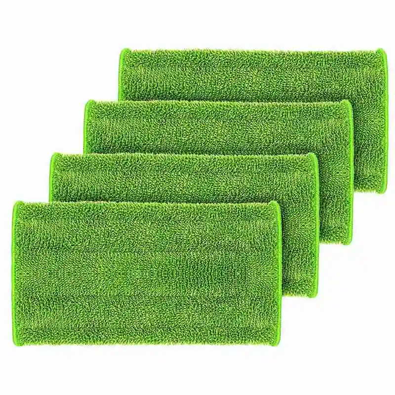 

4PCS Microfiber Reusable Mop Pads Compatible For Swiffer Wetjet Washable Absorbent Mop Refills Pads