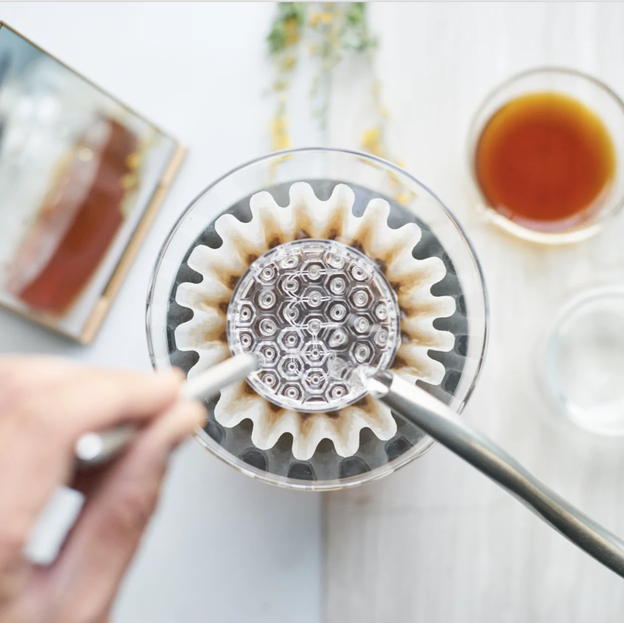 

Инновационные инструменты для кофе, пивоваренный инструмент для очистки и подсластителя обеспечивает беспрецедентную чистоту кофе