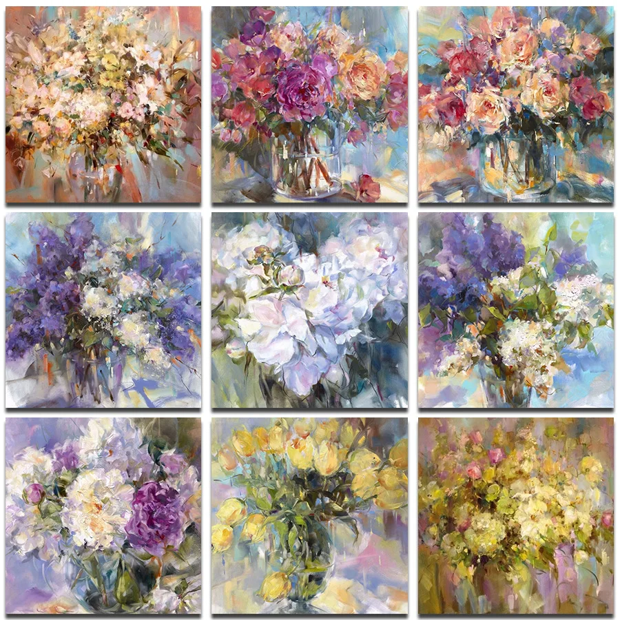 

5D DIY Diamond Painting Flower landscape Cross Stitch Kit Mosaic Diamond Embroidery Rose Full Square Drill Home Decoration Art