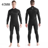 43mm men neoprene hunting spearfishing black wetsuit full body scuba snorkeling diving suit keep warm surfing beach swimwear